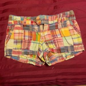 American Eagle patchwork shorts